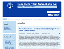 Tablet Screenshot of anomalistik.de